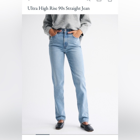 Abercrombie & Fitch Denim - Abercrombie & Fitch 90s Straight Jean